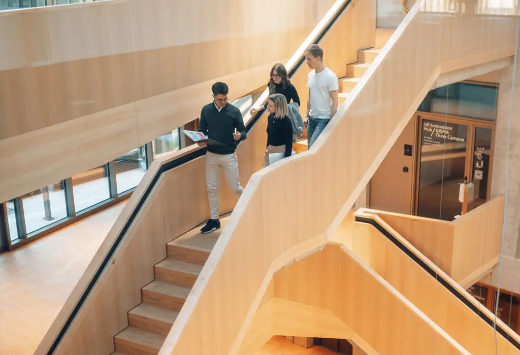 Modern university building